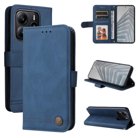 Чехол-книжка Skin Feel Life Tree для Xiaomi Redmi Note 14 4G 164.84mm - синий