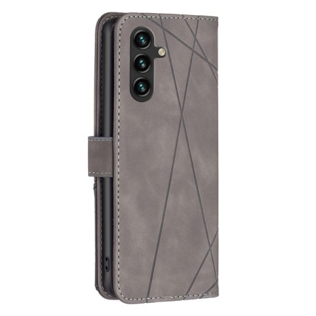 Чохол-книжка Rhombus Texture  для Samsung Galaxy A26 5G - сірий