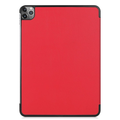 Чехол-книжка Custer Pattern на iPad Pro 12.9 inch 2021/2020 -Scarlet