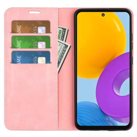 Чехол-книжка Retro-skin Business Magnetic для Samsung Galaxy M52 5G - розовый