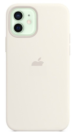 Силиконовый чехол Silicone Case White на iPhone 12 / iPhone 12 Pro (без MagSafe) - премиальное качество