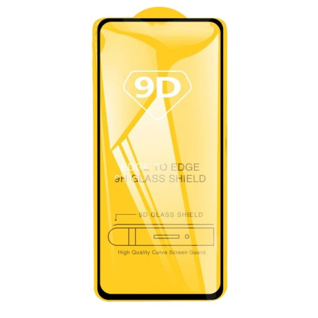 Защитное стекло 9D Full Glue Full Screen на Xiaomi Redmi 12 / 12R / 12 5G / Note 12R / Poco M6 Pro - черное