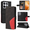 Чехол-книжка Dual-color Splicing Flip Leather для Xiaomi 14T Pro - черный