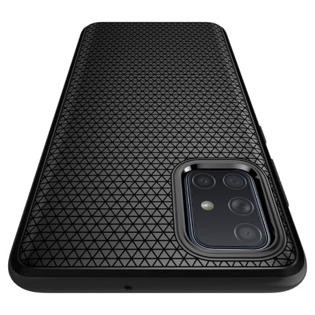 Оригинальный чехол Spigen Liquid Air для Samsung Galaxy A51 Matte Black