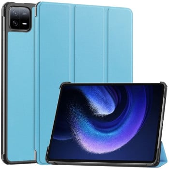 Чохол-книжка Solid Color Custer для Xiaomi Pad 6 / 6 Pro - блакитний