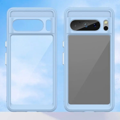 Протиударний чохол Colorful Acrylic Series для Google Pixel 8 Pro - синій