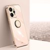 Чехол XINLI Straight Edge с держаталем-подставкой на Realme 15 5G Global — розовый