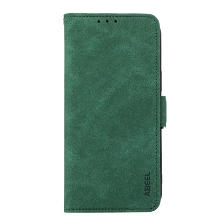 Чехол-книжка ABEEL Color Block Magnetic RFID Leather на Google Pixel 9a - зеленый
