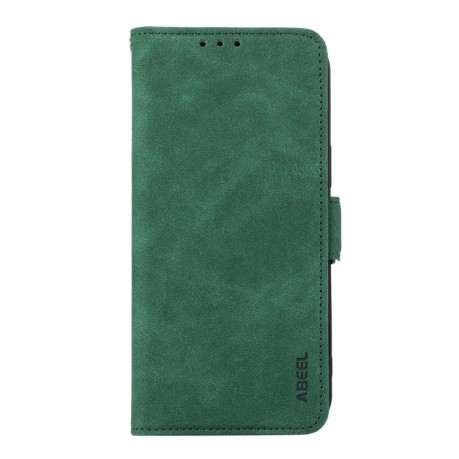 Чехол-книжка ABEEL Color Block Magnetic RFID Leather на Samsung Galaxy A56 5G - зеленый