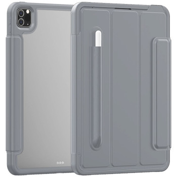 Чехол-книжка Smart Acrylic + TPU для iPad Air 4 2020//Pro 11 2020/2018 - серый