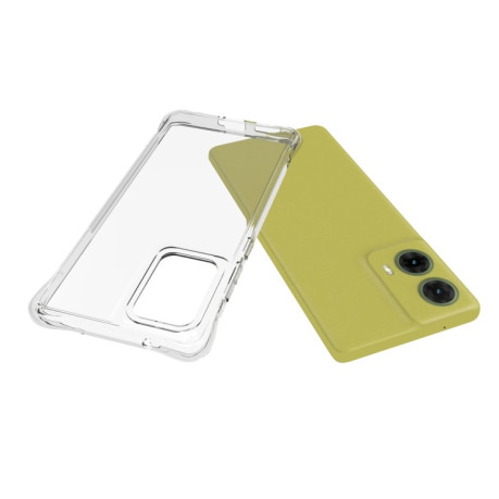 Противоударный чехол Thickening на Motorola Moto G85 - прозрачный