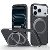 Чохол Sulada Kevlar Grid з поворотним магнітним тримачем на iPhone 18 Pro Max — чорний