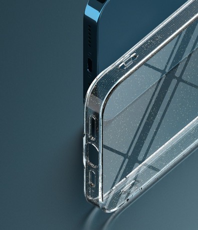 Оригинальный чехол Ringke Air на iPhone 13 Pro Max - glitter transparent