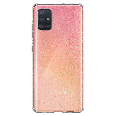 Оригинальный чехол Spigen Liquid Crystal на Samsung Galaxy A51 Glitter Crystal QUARTZ