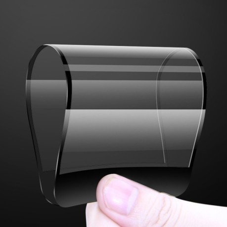Гибкое защитное стекло 0.1mm 9H Full Screen Flexible Fiber для iPhone 11 Pro Max / XS Max - черное