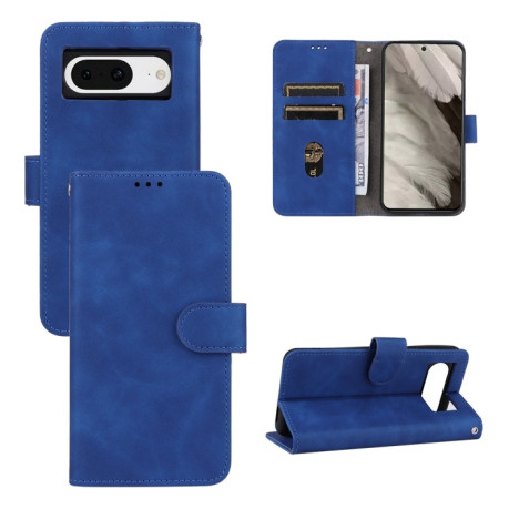 Чохол-книжка Skin Feel Magnetic Flip Leather для Google Pixel 8 - синій