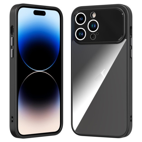 Протиударний чохол Large Window Acrylic для iPhone 15 Pro Max - чорний