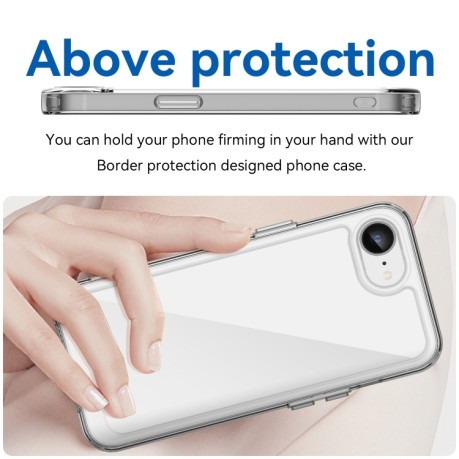 Чохол протиударний Colorful Acrylic Series для iPhone 16e - прозорий