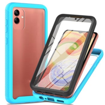 Противоударный чехол Two-layer Design на Samsung Galaxy A04 - зеленый