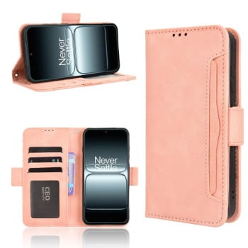 Чехол-книжка Skin Feel Calf на OnePlus 13T - розовый