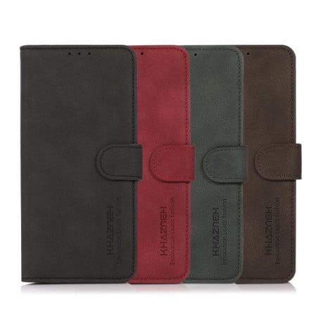 Чехол-книжка KHAZNEH матовая фактура на Xiaomi Redmi 15C 5G / 4G EU 173mm - черный