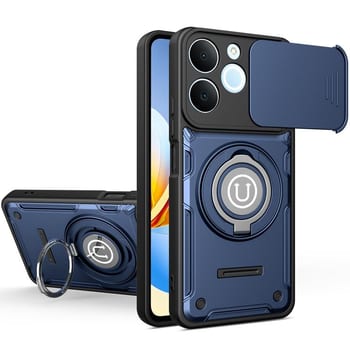 Протиударний чохол Camera Sliding на Realme 15T 5G — королівський синій