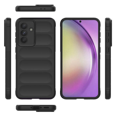 Силиконовый чехол Magic Flannel для Samsung Galaxy A56 5G - черный