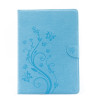 Чехол-книжка Pressed Flowers Butterfly Pattern для iPad Pro 9.7 - синий