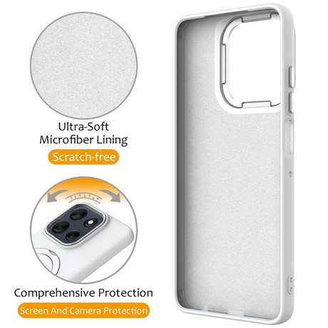 Гібридний чохол Escase з кільцем-тримачем і MagSafe на Motorola Edge 70 Pro / 70 Pro+ — білий