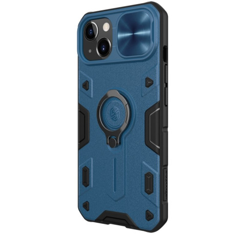 Протиударний чохол NILLKIN CamShield Armor для iPhone 14/13 - синій