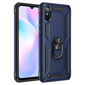 Чехол HMC с поворотным 360 держателем на Xiaomi Redmi 9A - синий