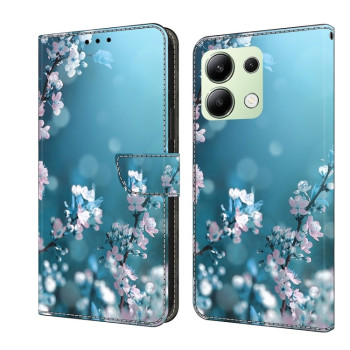 Чохол-книжка Crystal 3D Shockproof Protective Leather для Xiaomi Redmi Note 13 4G - Flower