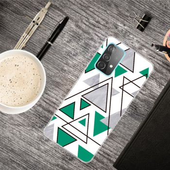 Противоударный чехол Triangular Pattern для Samsung Galaxy A32 4G- SJ-11