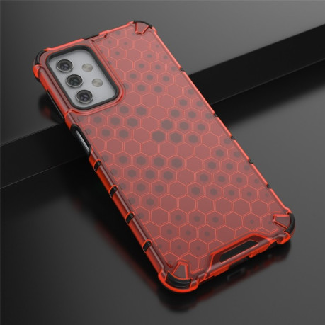 Противоударный чехол Honeycomb на Samsung Galaxy A32 5G- красный
