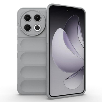 Силиконовый чехол Magic Flannel на Tecno Spark 30 Pro Global — серый