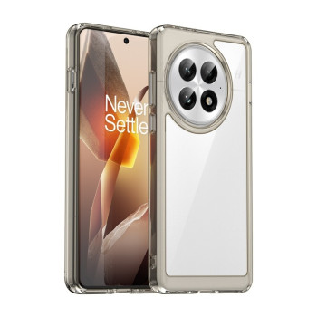 Протиударний чохол Colorful Acrylic Series із кольоровою силіконовою боковиною на OnePlus 13 - сірий