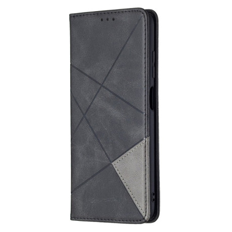 Чехол-книжка Rhombus Texture на Samsung Galaxy A03/A04E - черный