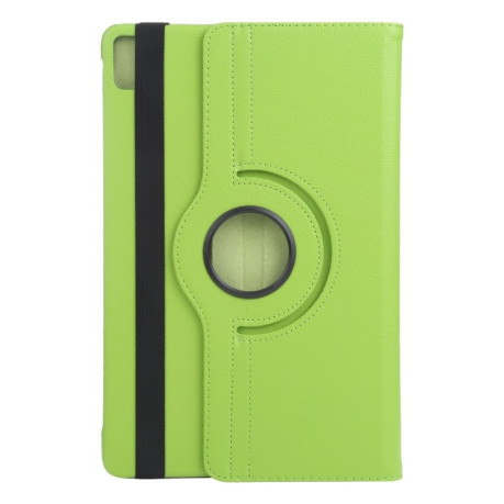 Чехол-книжка 360 Degree Rotation Litchi для iPad Pro 11 2024 - зеленый