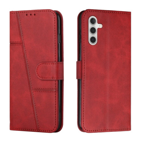 Чехол-книжка Stitching Calf Texture для Samsung Galaxy A55 - красный