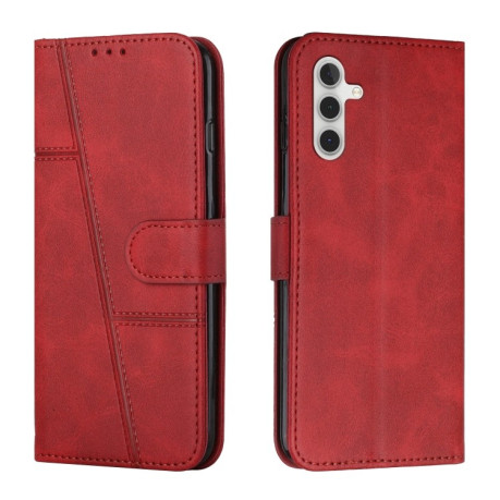 Чохол-книжка Stitching Calf Texture для Samsung Galaxy S25+ / S24+ 5G - червоний