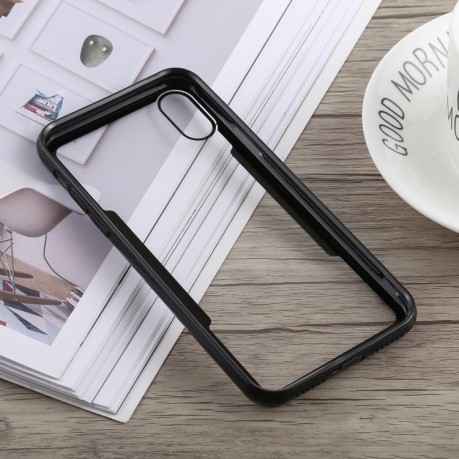Противоударный чехол Acrylic + TPU Shockproof Case на iPhone XS Max-черный