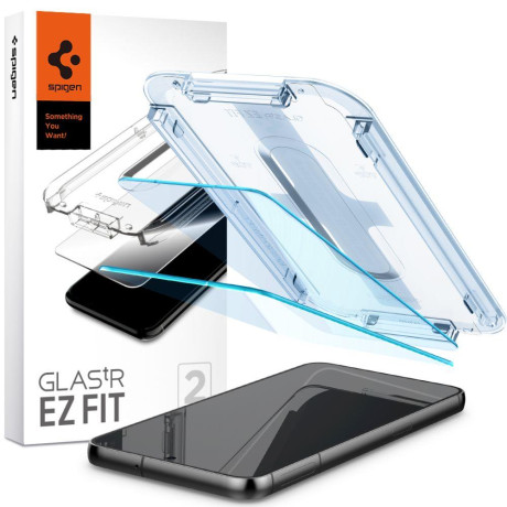 Комплект захисних стекол Spigen Glas.Tr &quot;EZ Fit&quot; для Samsung Galaxy S23 CLEAR