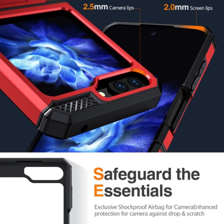 Протиударний чохол Matte with Ring Holder Samsung Galaxy Flip 5 - червоний