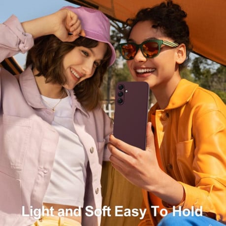 Силиконовый чехол Shockproof Silicone с Magsafe на Samsung Galaxy A17 5G - коричневый