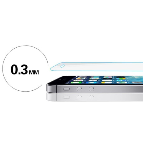 Защитное Стекло Baseus 0.3mm Explosion-proof Tempered Glass для iPhone 5, 5S