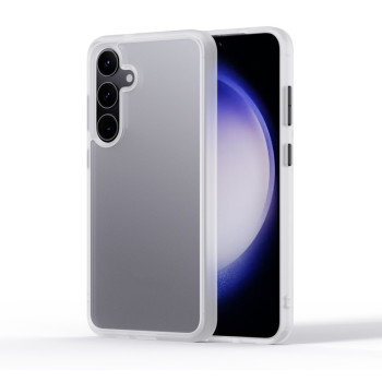 Противоударный чехол Skin Frosted Series на Samsung Galaxy S24+ 5G - белый