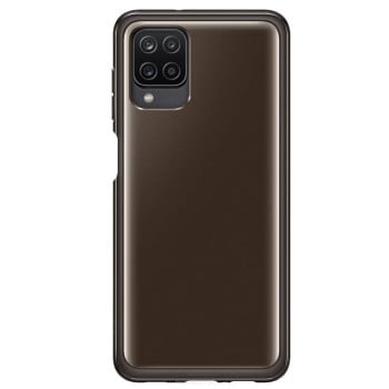 Оригинальный чехол Samsung Soft Clear Cover для Samsung Galaxy A12 / M12 black