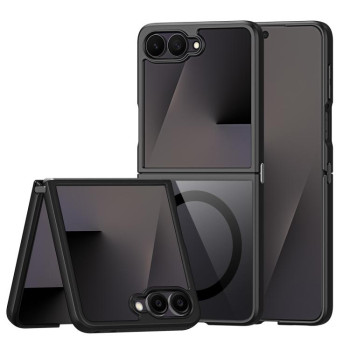 Чехол DUX DUCIS Aimo Mag гибрид TPU+PC с MagSafe матовый Frosted Feel на  Samsung Galaxy Flip8 5G — чёрный