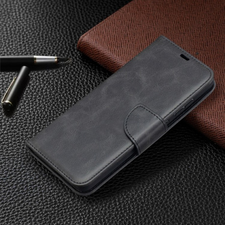 Чехол-книжка Retro Lambskin Texture для Samsung Galaxy A52/A52s - черный