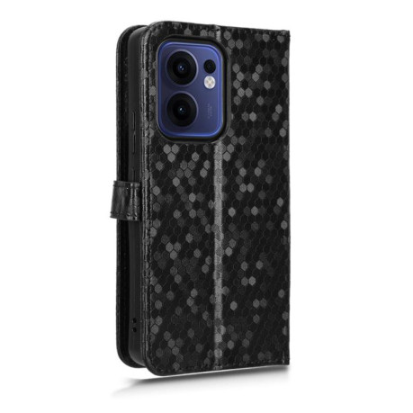 Чохол-книжка Honeycomb Dot для OPPO Reno13 F /Reno13 FS 4G/5G - чорний